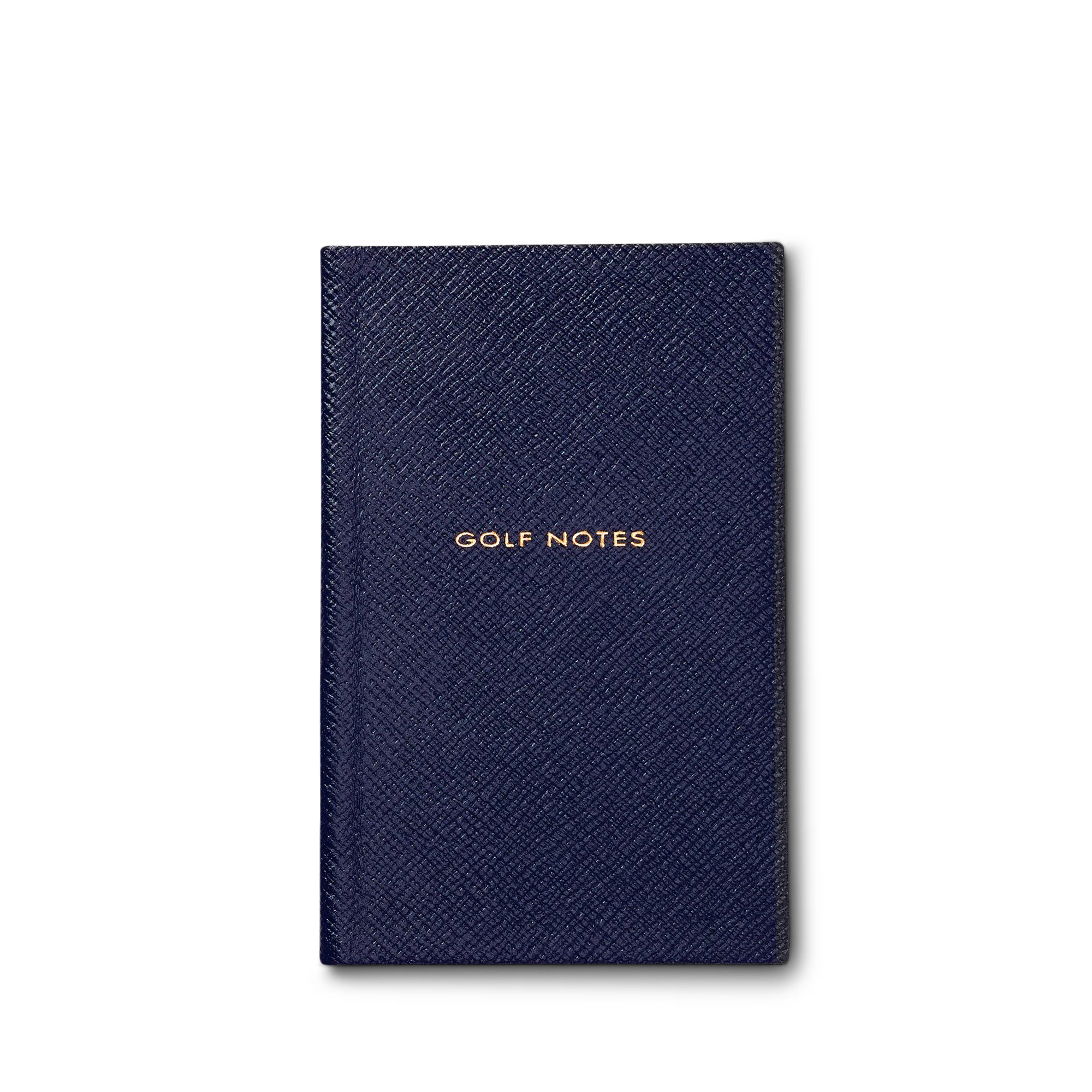 Golf Notes Panama Notebook in Navy | Smythson United States