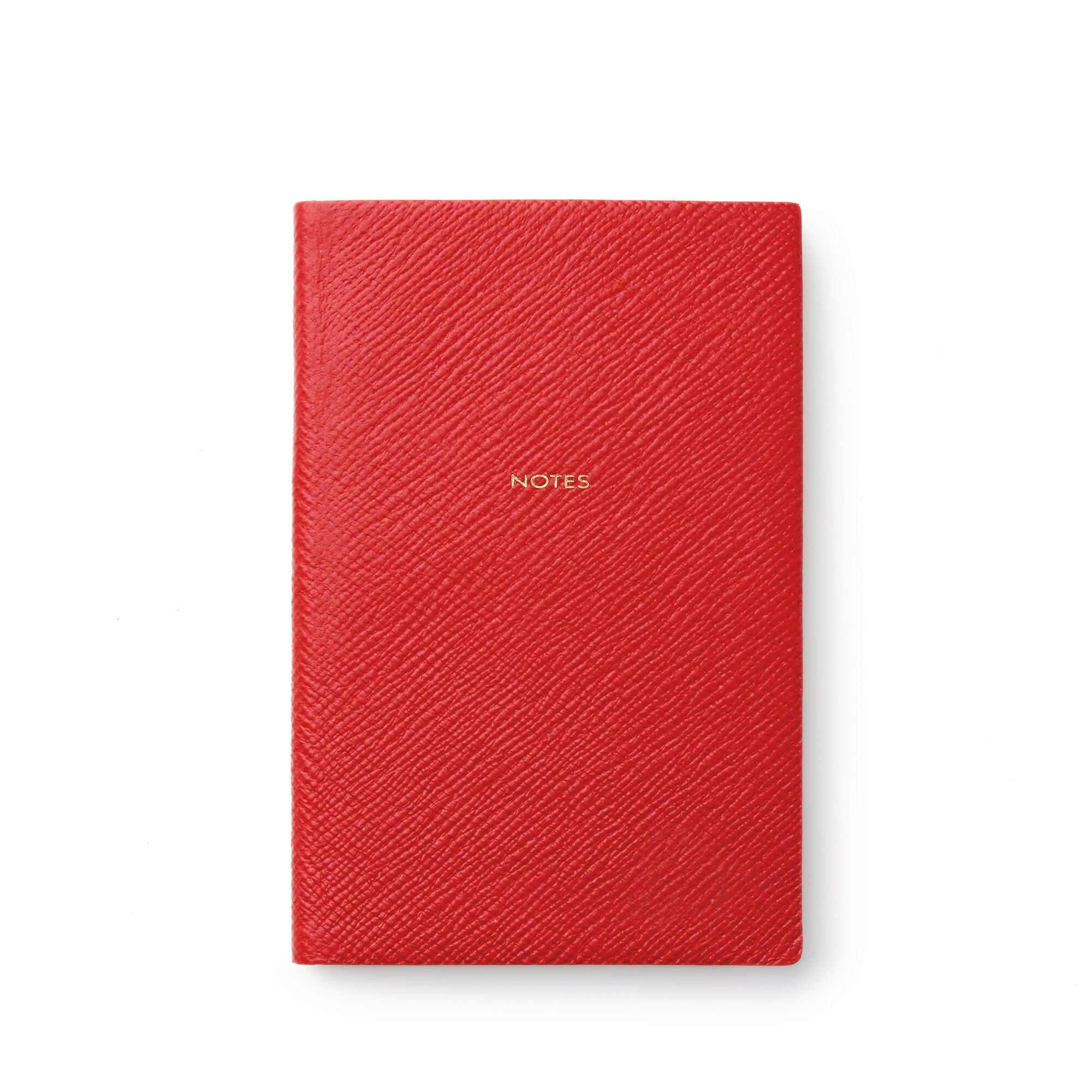 Notes Chelsea Notebook in Panama in Scarlet Red | Smythson United